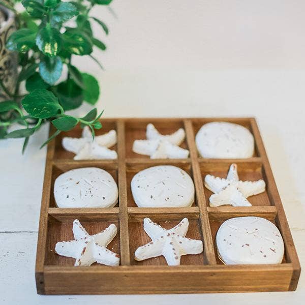 Wooden Tic Tac Toe Game